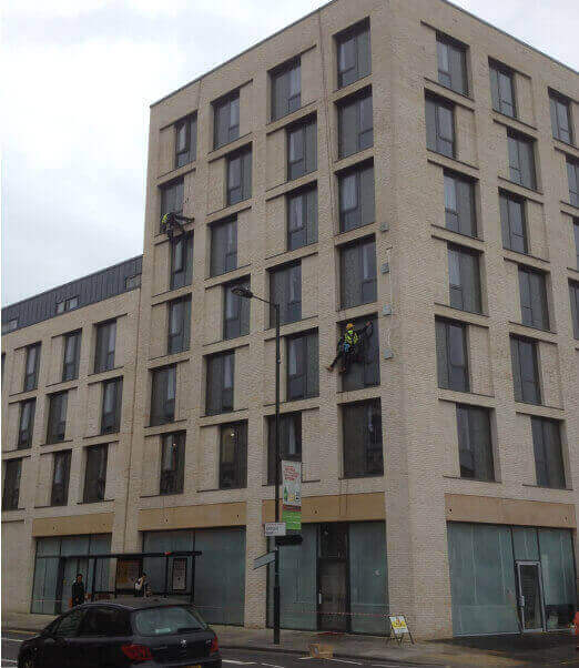 rope access window cleaning Dalston